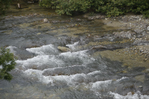 A clear river in Nakatsugawa