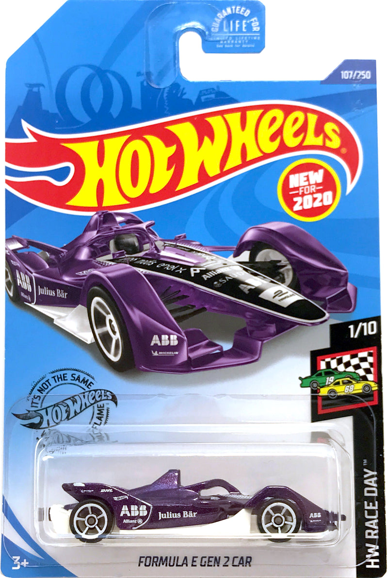 hot wheels formula e gen2 car purple