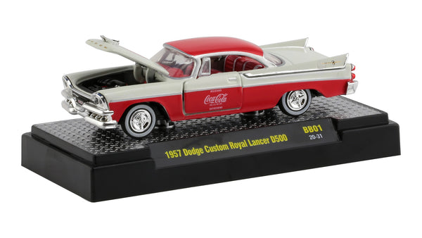 M2 Machines Coca Cola 1957 Dodge Custom Royal  - BigD Toys