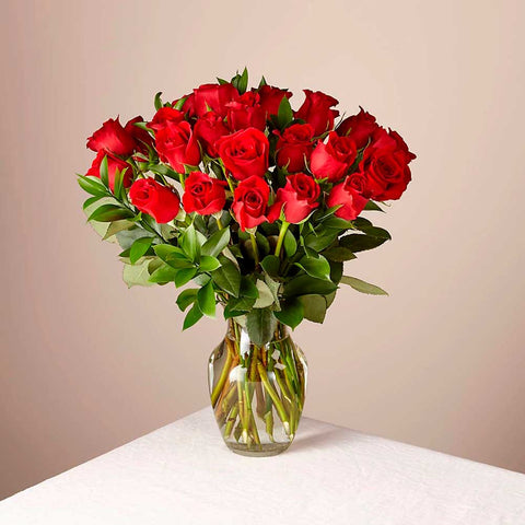 Caja corazón rosas rojas - Floristería Feliu