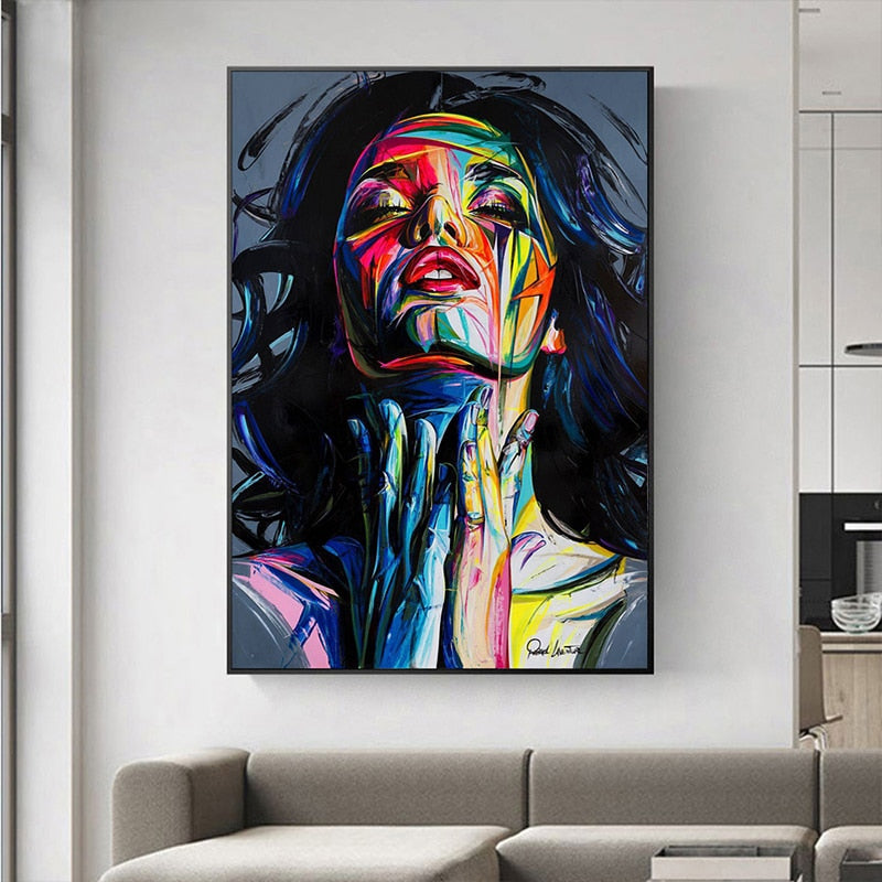 Abstract Graffiti Lady – Arte Attic