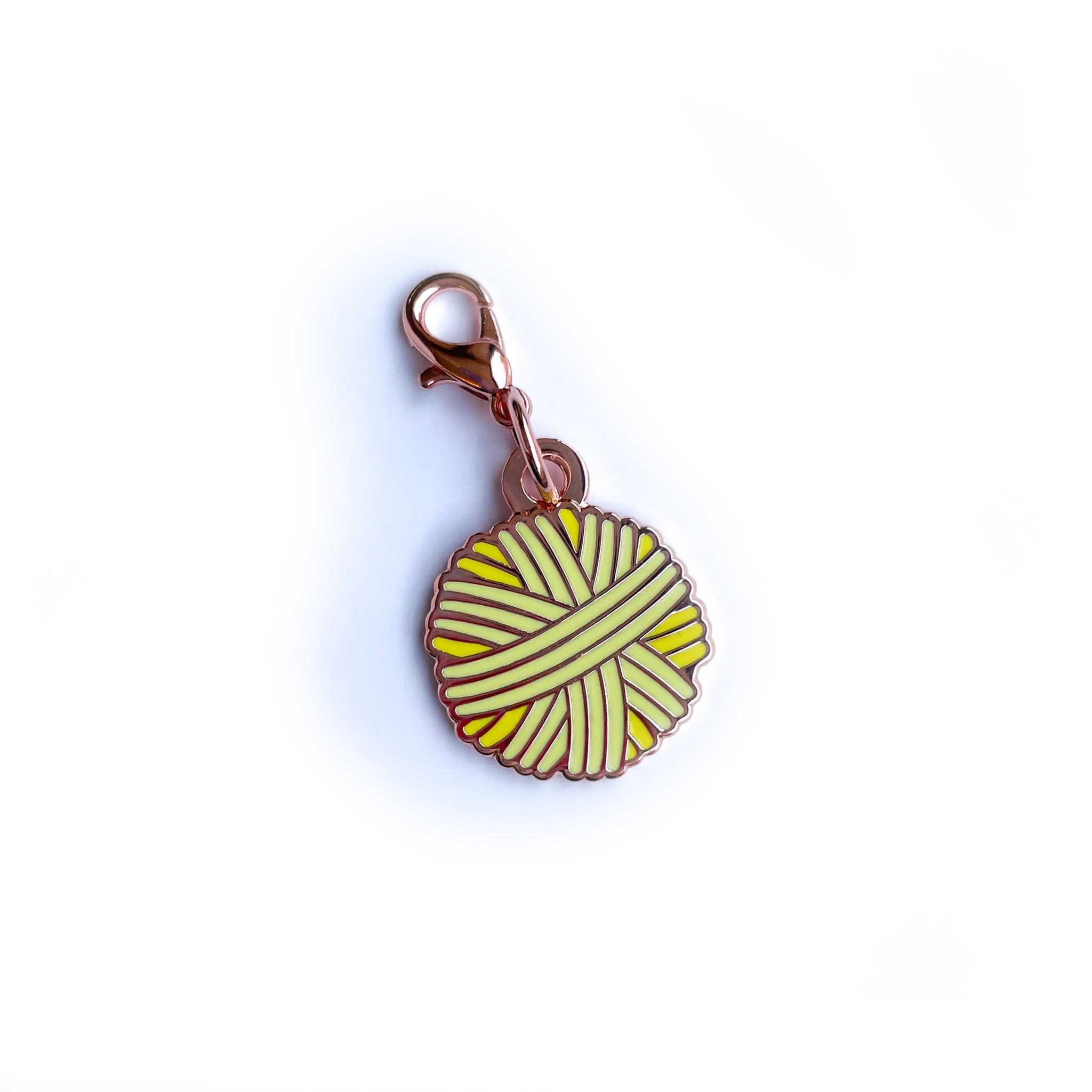 Yellow Yarn Ball Charm – Skein Yarn Shop