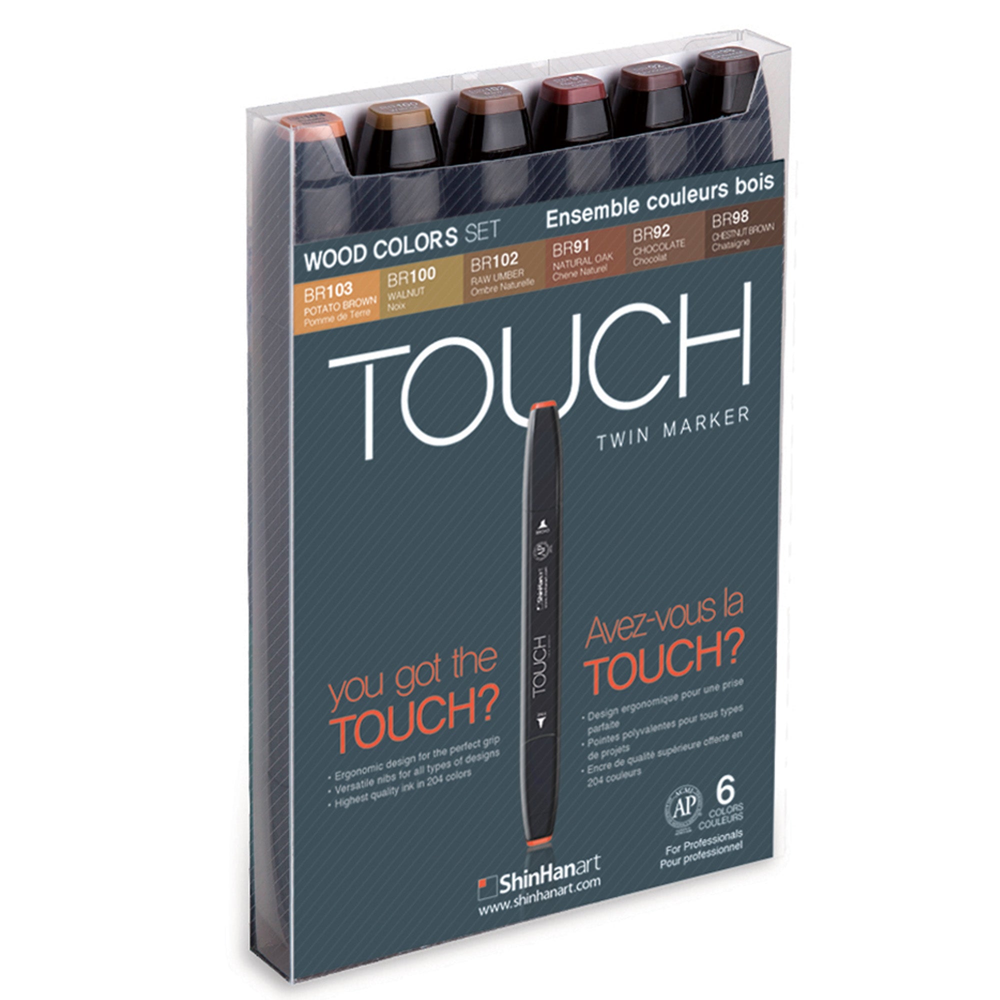 Caja rotuladores Touch Twin brush 60 A