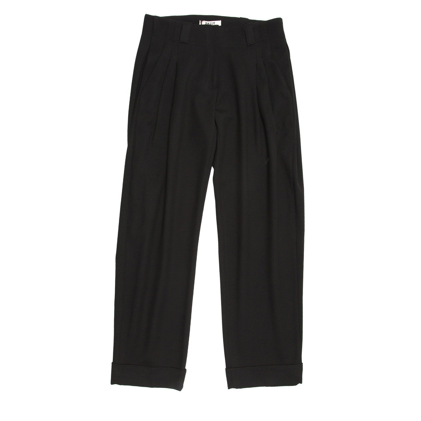 Black Pleated Baggy Pants | BunnyJack