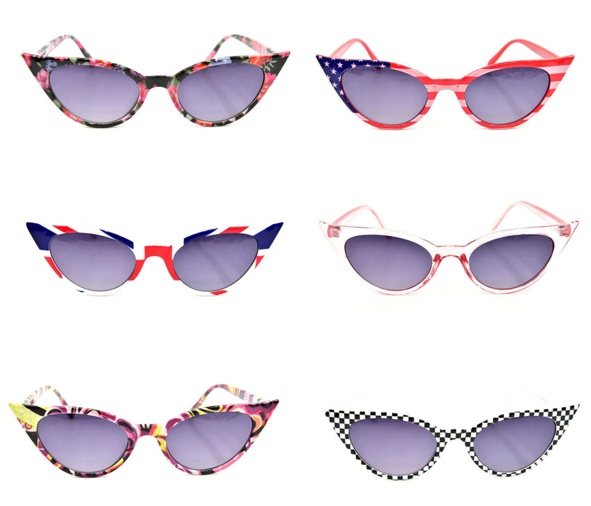 Cat Eye Sunglasses Retro Uv400 Protection Model Sg58 Fashion Specs