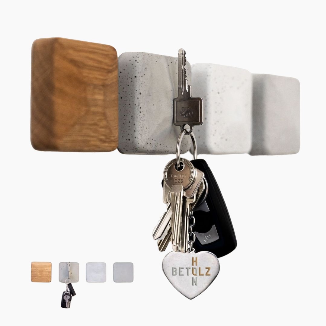 Schlüssel-etui Schlüssel-halter Schlüssel-anhänger Schlüssel-Organizer  anthrazit grau