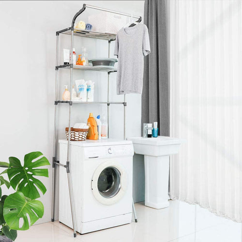 3-Tier Laundry Room Shelf Over The Toilet/Washing Machine Storage