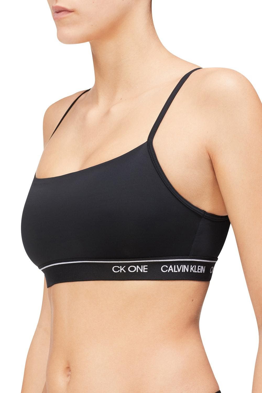 Calvin Klein Women's Ck One Micro Unlined Bralette (001 Black, Size XL) |  Black Swallow