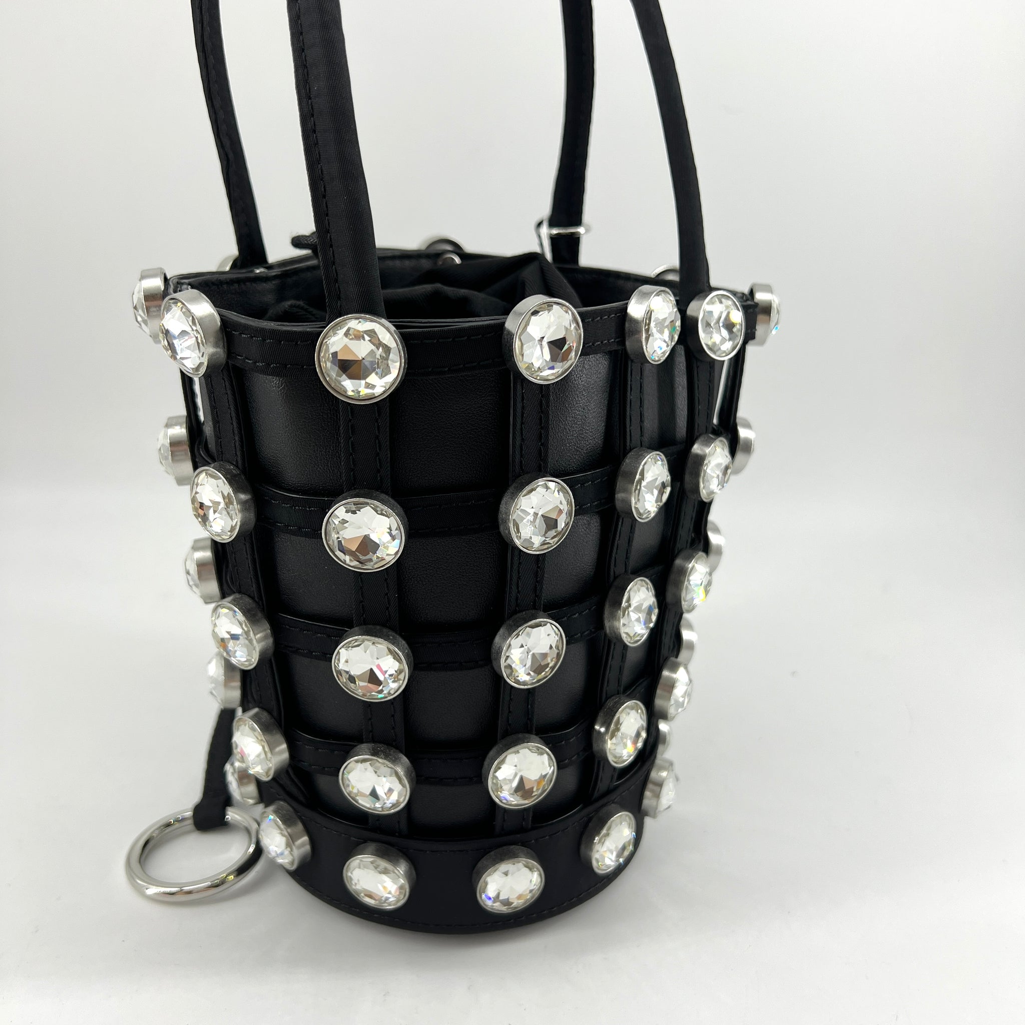 Alexander Wang Leather Crystal Roxy Mini Bucket bag – Sheer Room