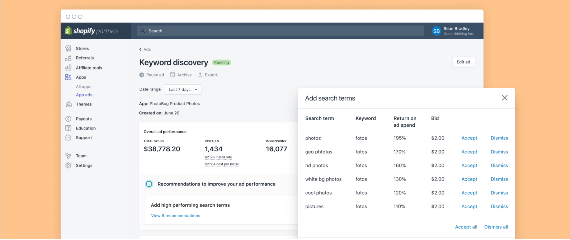 customer and revenue metrics