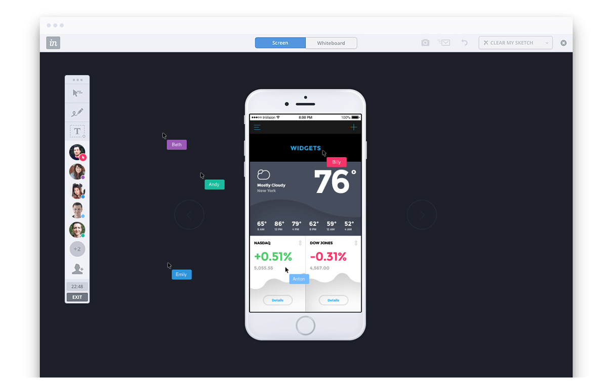 12 free tools for remote developers and designers: InVision Liveshare