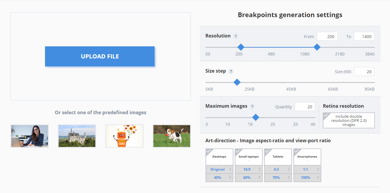 4 trendy visual design techniques: Cloudinary