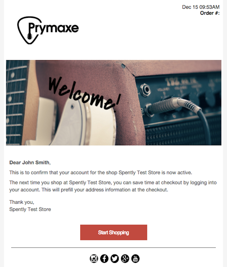 Essential Emails to Design for Every Ecommerce Site You Build: Customer Welcome