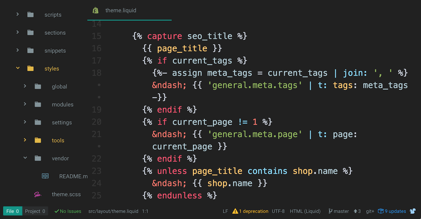 Best atom packages: liquid language