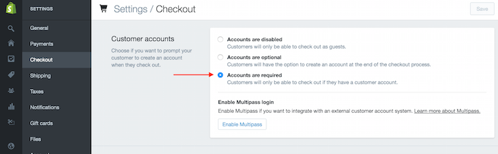 Adding account requirements to your Shopify wholesale store