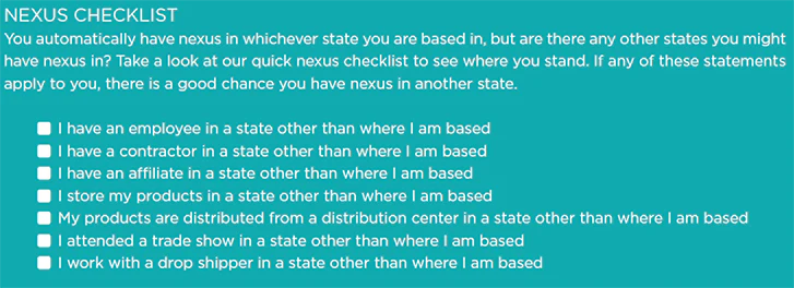 Ensure Your Client's Online Business is Tax Compliant: Nexus Checklist