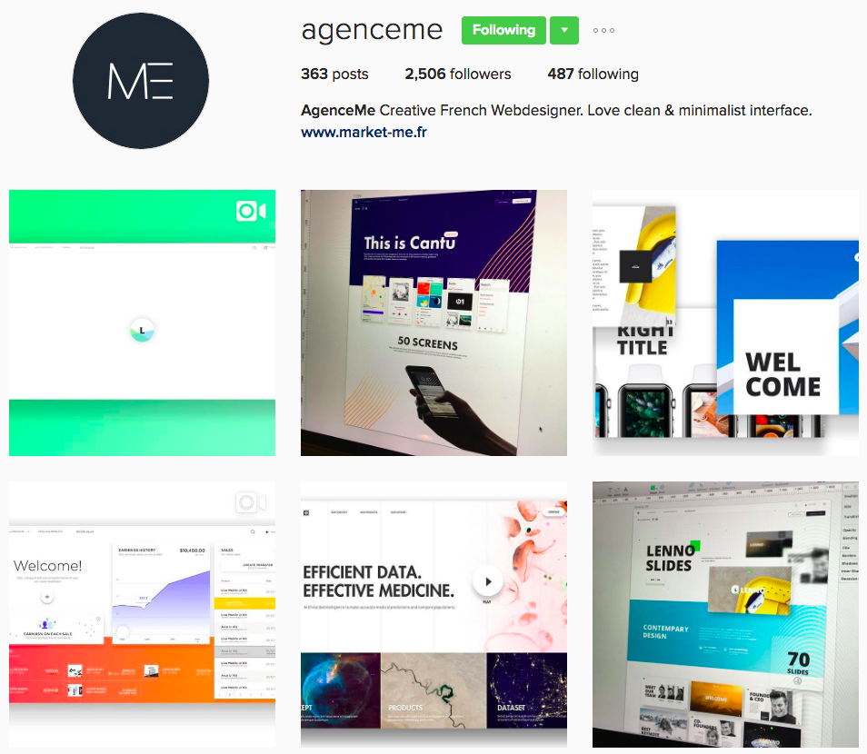 Agencies and Freelancers You Should Follow on Instagram - AgenceMe