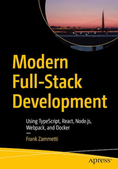 app development books: modern full-stack development book cover