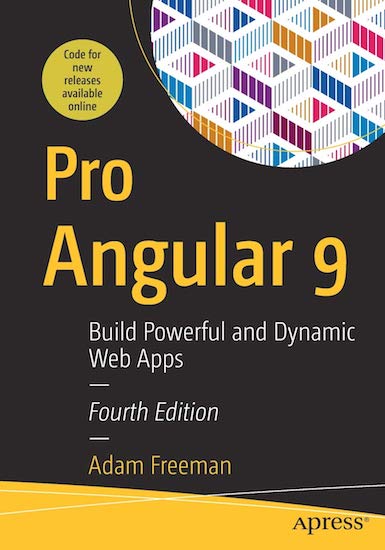 app development books: pro angular 9 book cover