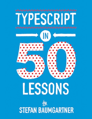 app development books: master typescript in 50 lessons book cover