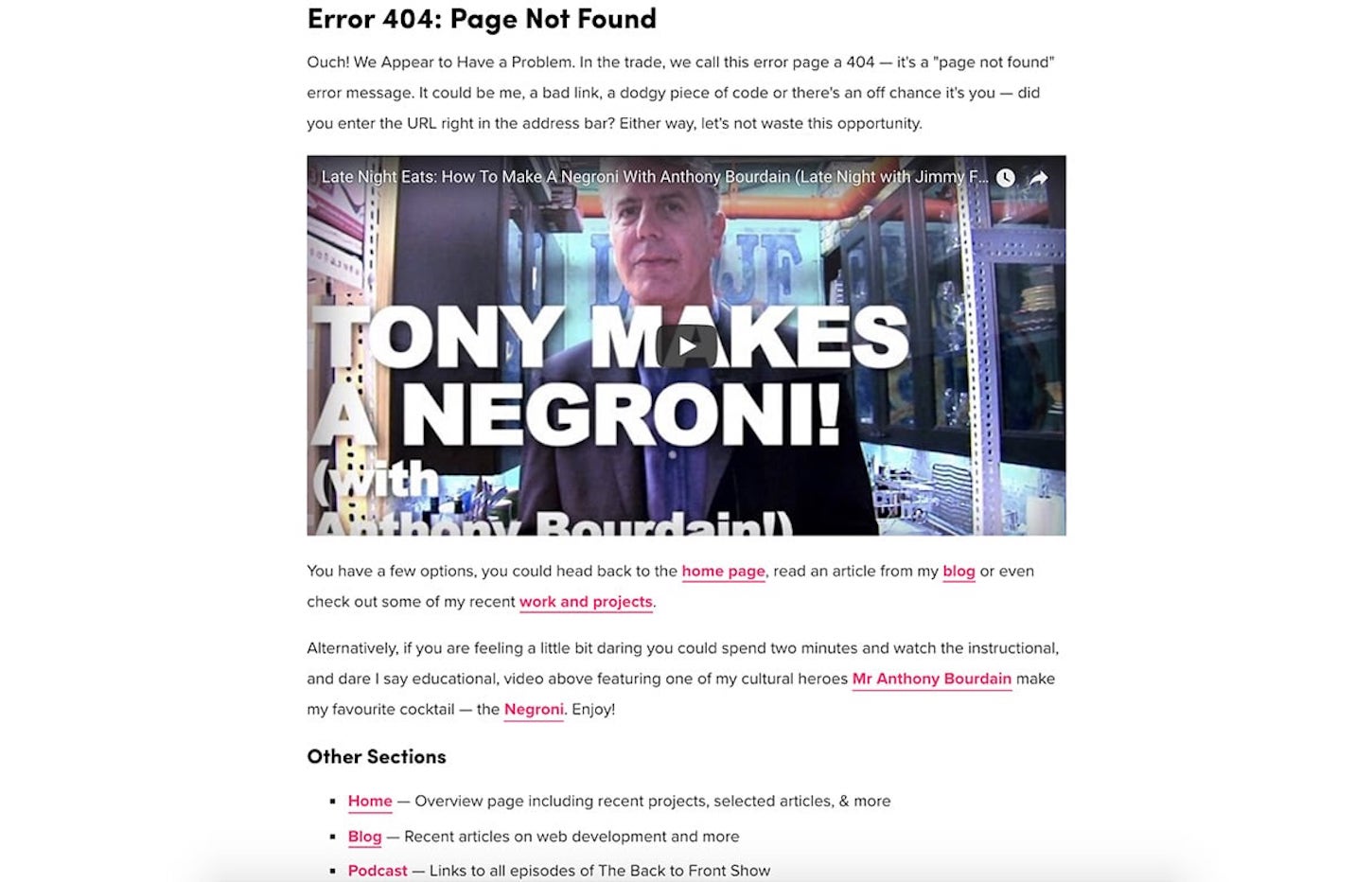 best 404 pages: keit whitaker
