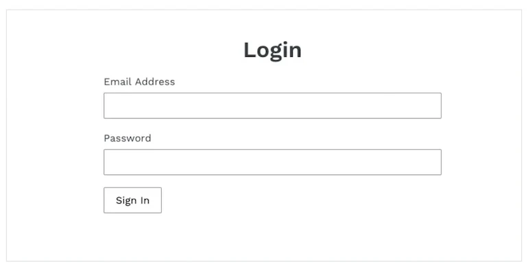 build forms on shopify: log in working model