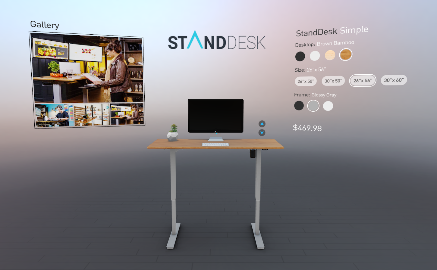 Building a VR shopping experience: StandDesk demo