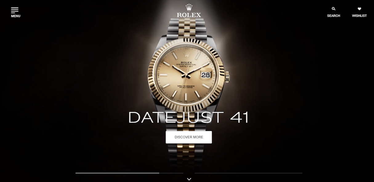 dark ui: rolex