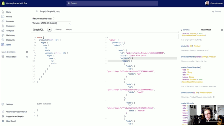 getting started with graphql: giff of writing data in the form of mutations