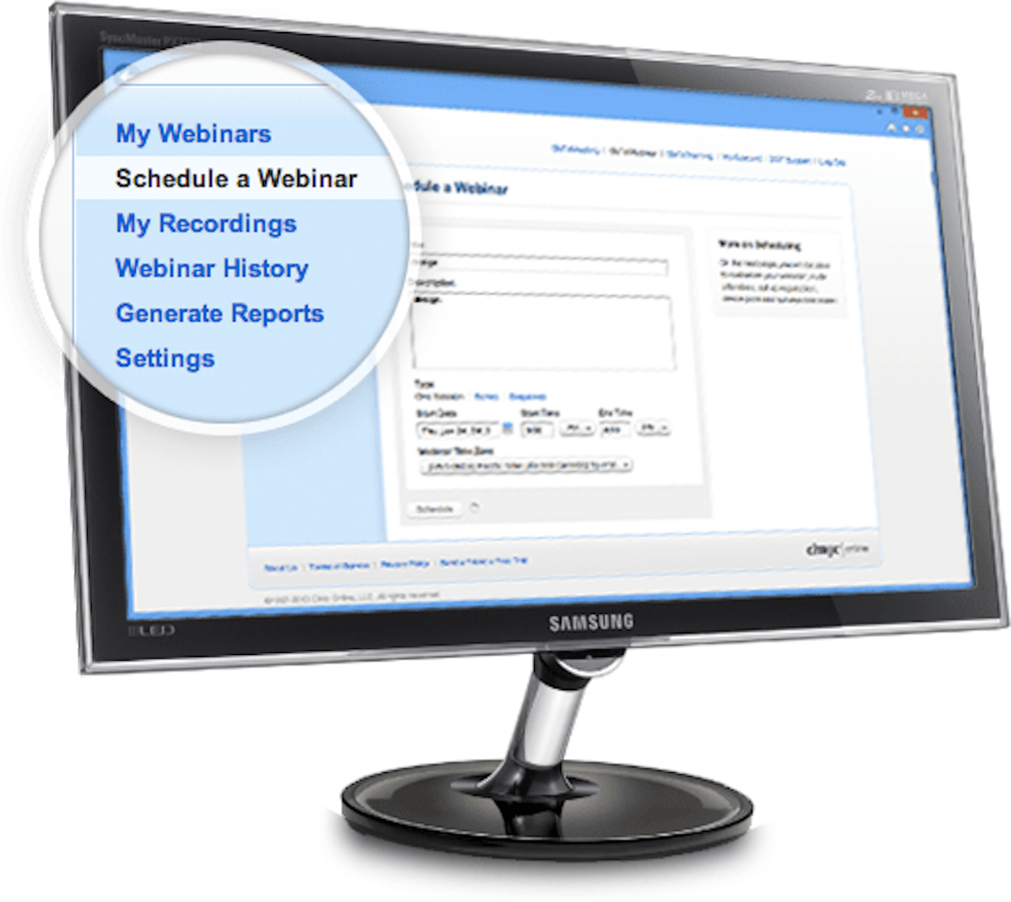 how to host a webinar: schedule