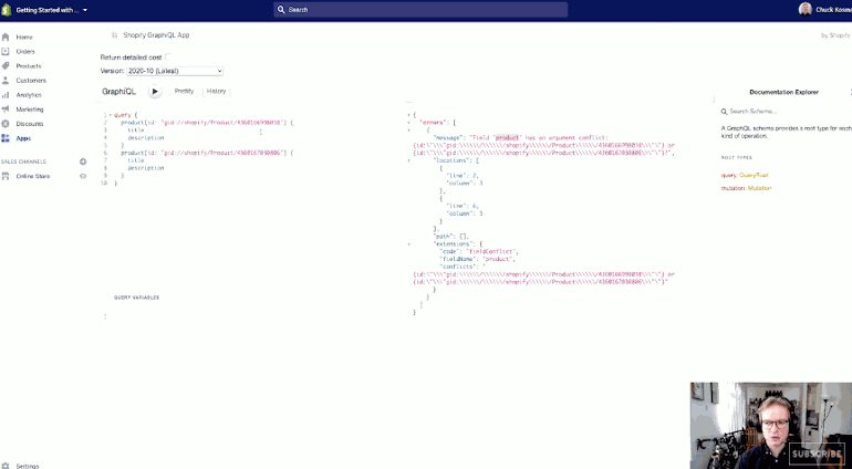 how to use graphql aliases: gif from video