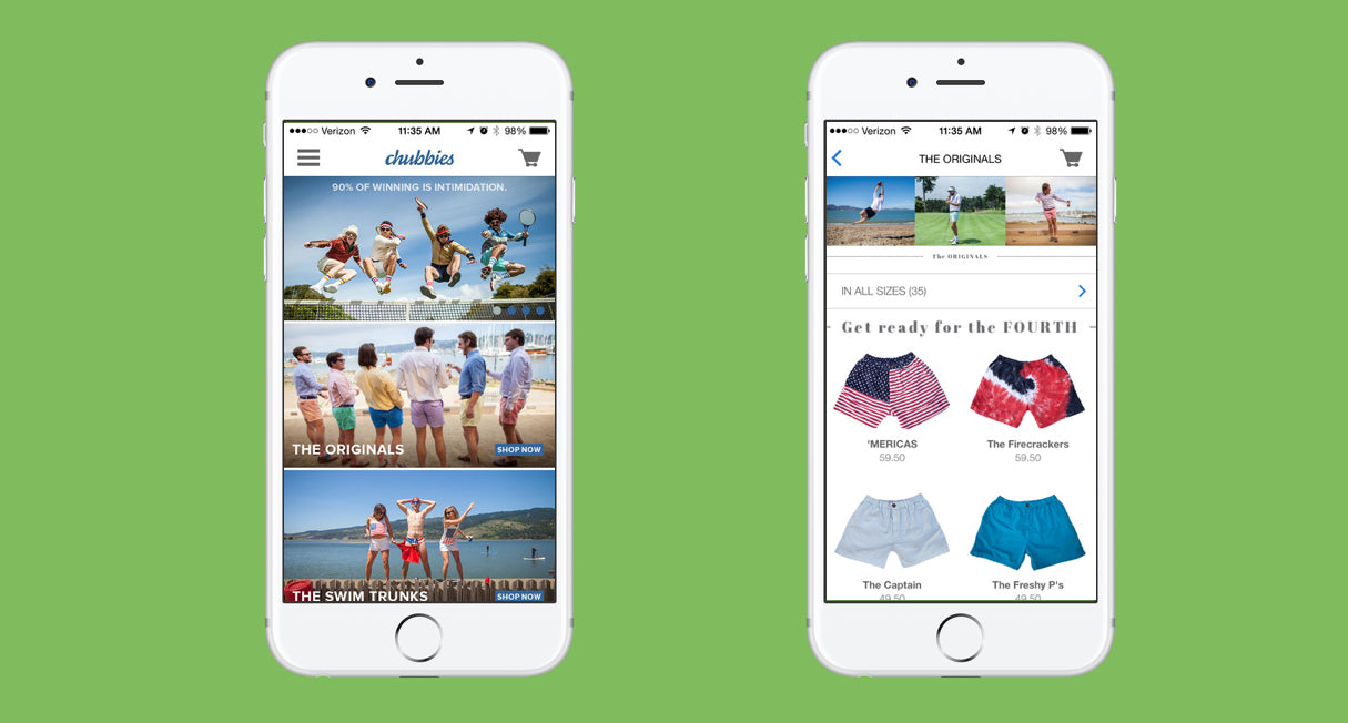 iOS and Android Buy SDKs: Chubbies