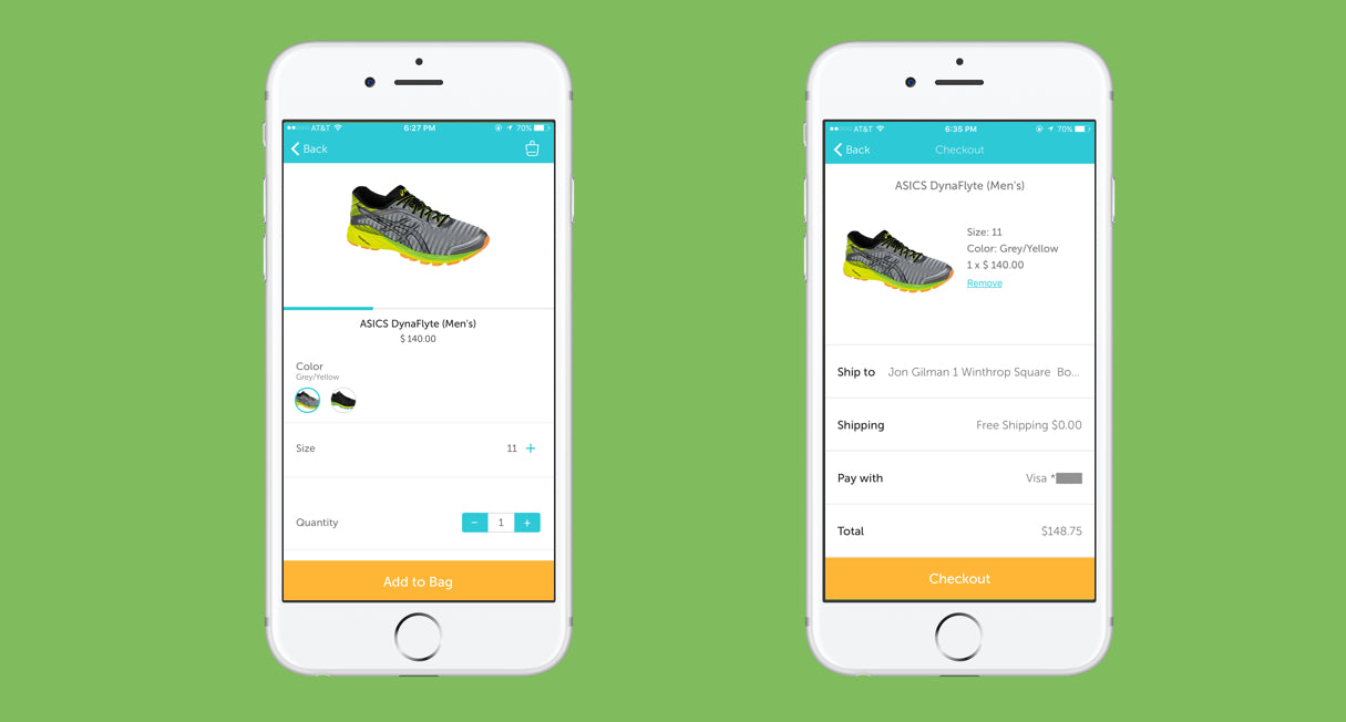 Shopify Mobile Buy SDK: Runkeeper