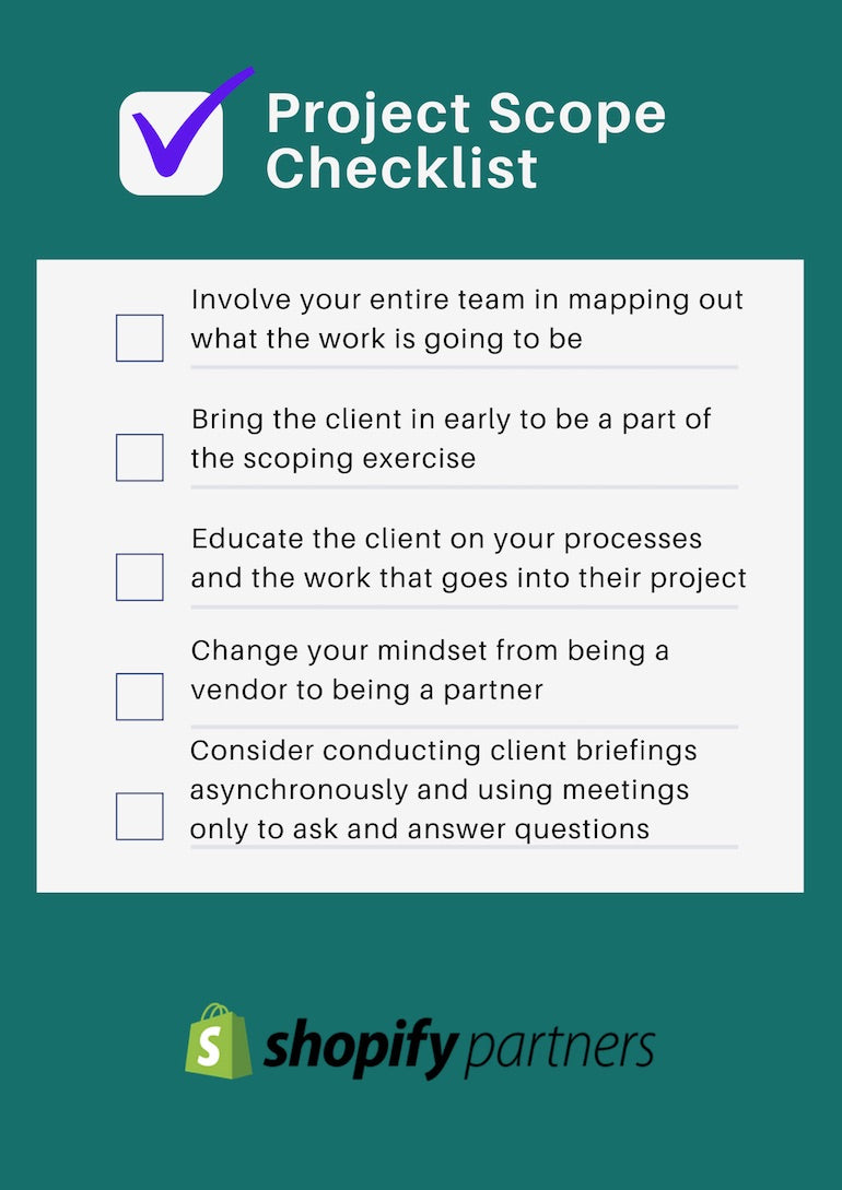 project scope checklist