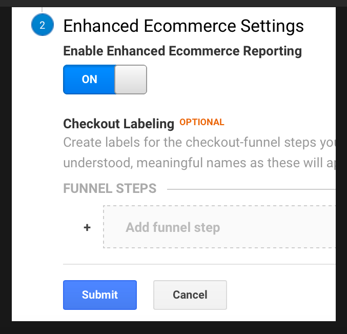 Research that drives A/B testing: Enhanced ecommerce reporting