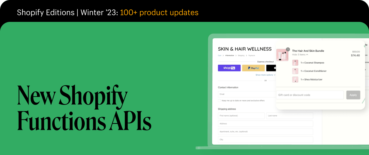 Shopify Functions APIs