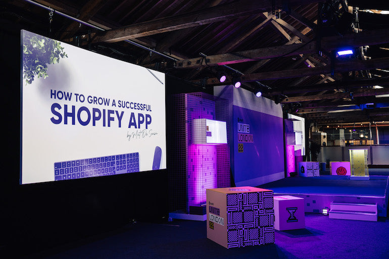 shopify unite videos: grow app