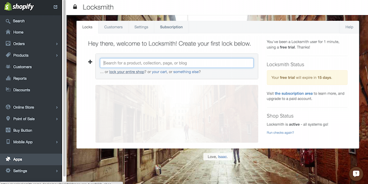 Using Locksmith on your Shopify Wholesale Store