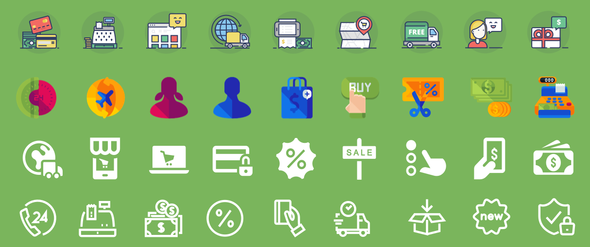Icons to Enhance Your Ecommerce Website: 2016
