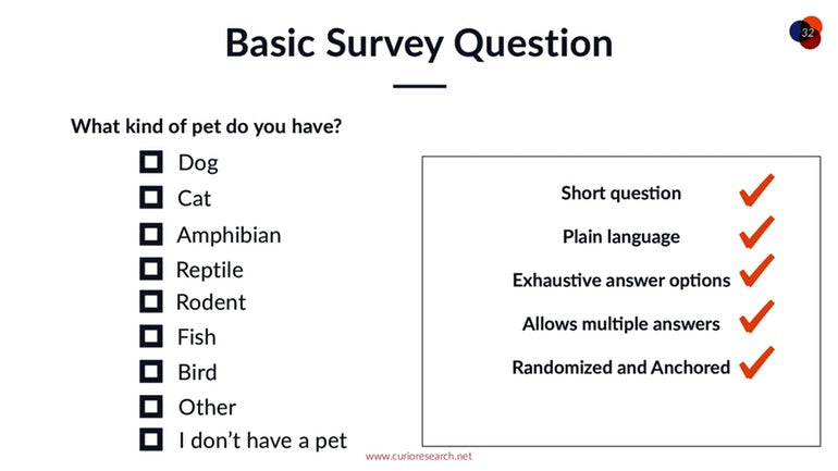 user research methods: short multiple choice questions