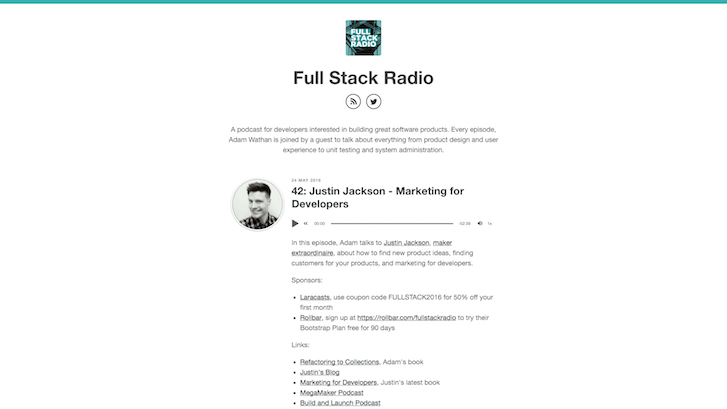Web Design Podcasts: Full Stack Radio