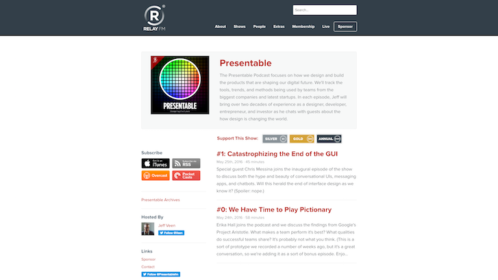 Web Design Podcasts: Presentable