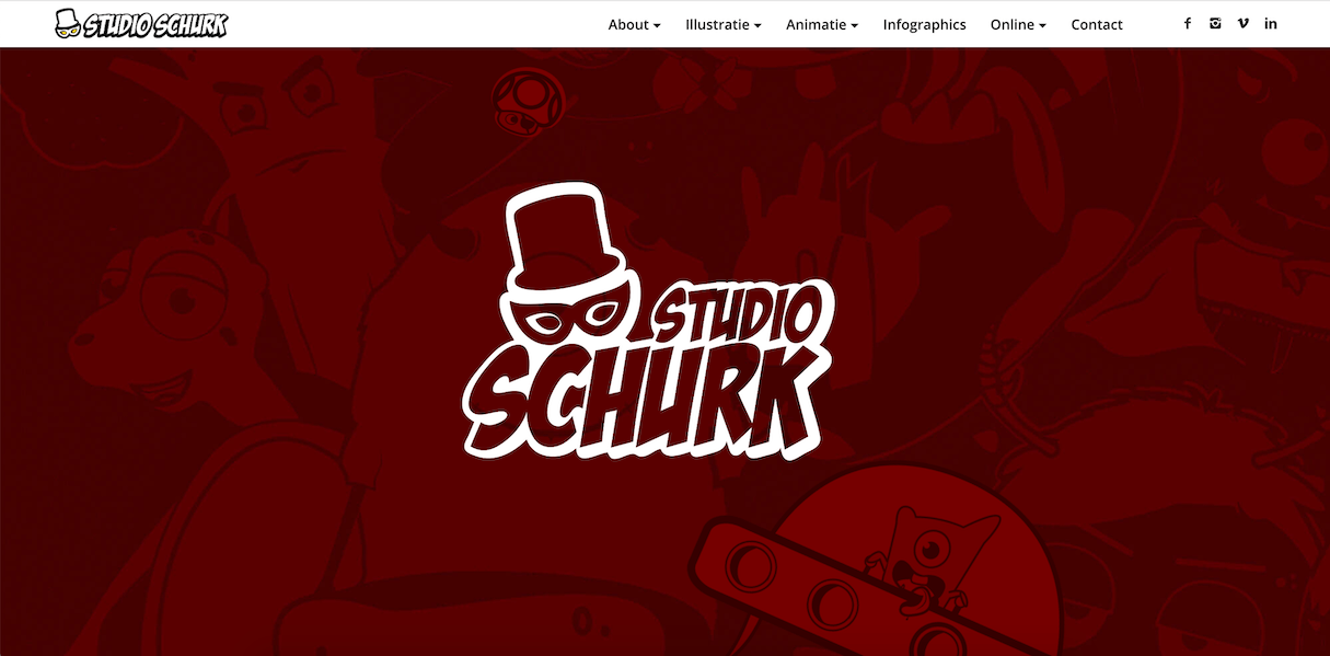 web design portfolio examples: schurk