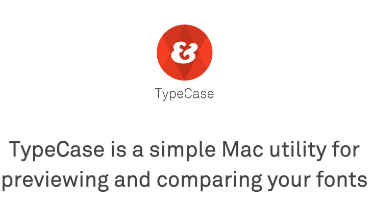 TypeCase Web Design Tool for Font Management