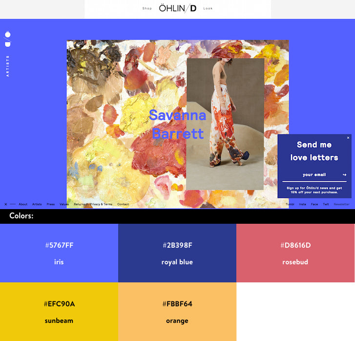 网站配色方案 -  oHLIN-D