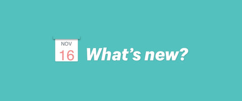 What’s New: November 16th, 2018