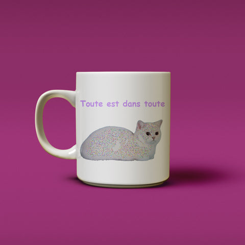 Tasse Mug Cadeau Chat- Je Travaille dur pour que Mon Chat puisse avoir une  Vie Meilleure - Rigolo Humour Amusant L'Esprit des A