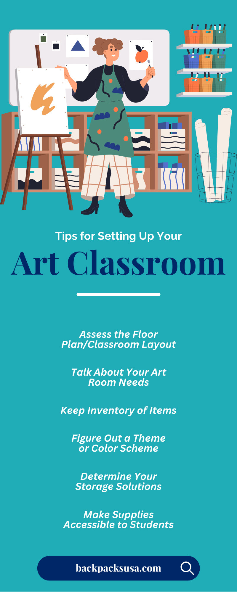 8 Tips for Setting Up Your Art Classroom