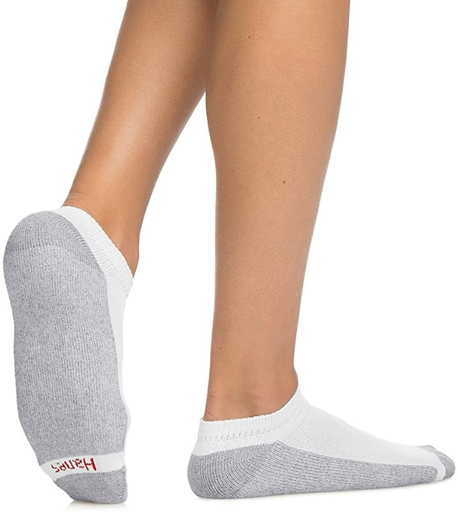 180 Pairs - Ankle Bulk Socks Athletic Size 10-13 in White with Grey - Wholesale  Case of 180 Mens Socks - F050-180