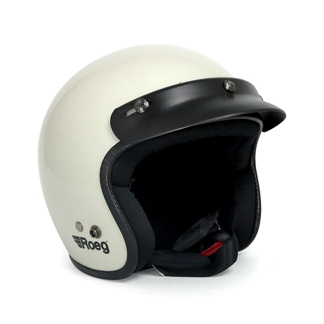 open face helmet peak